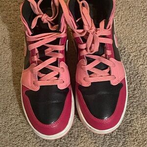 Pink and Black Jordan 1’s